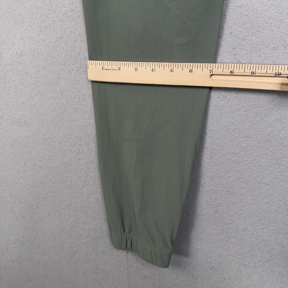 Gymshark Joggers Womens Medium Green Lightweight Stretch Windbreak Cuffed Pants - Picture 12 of 16